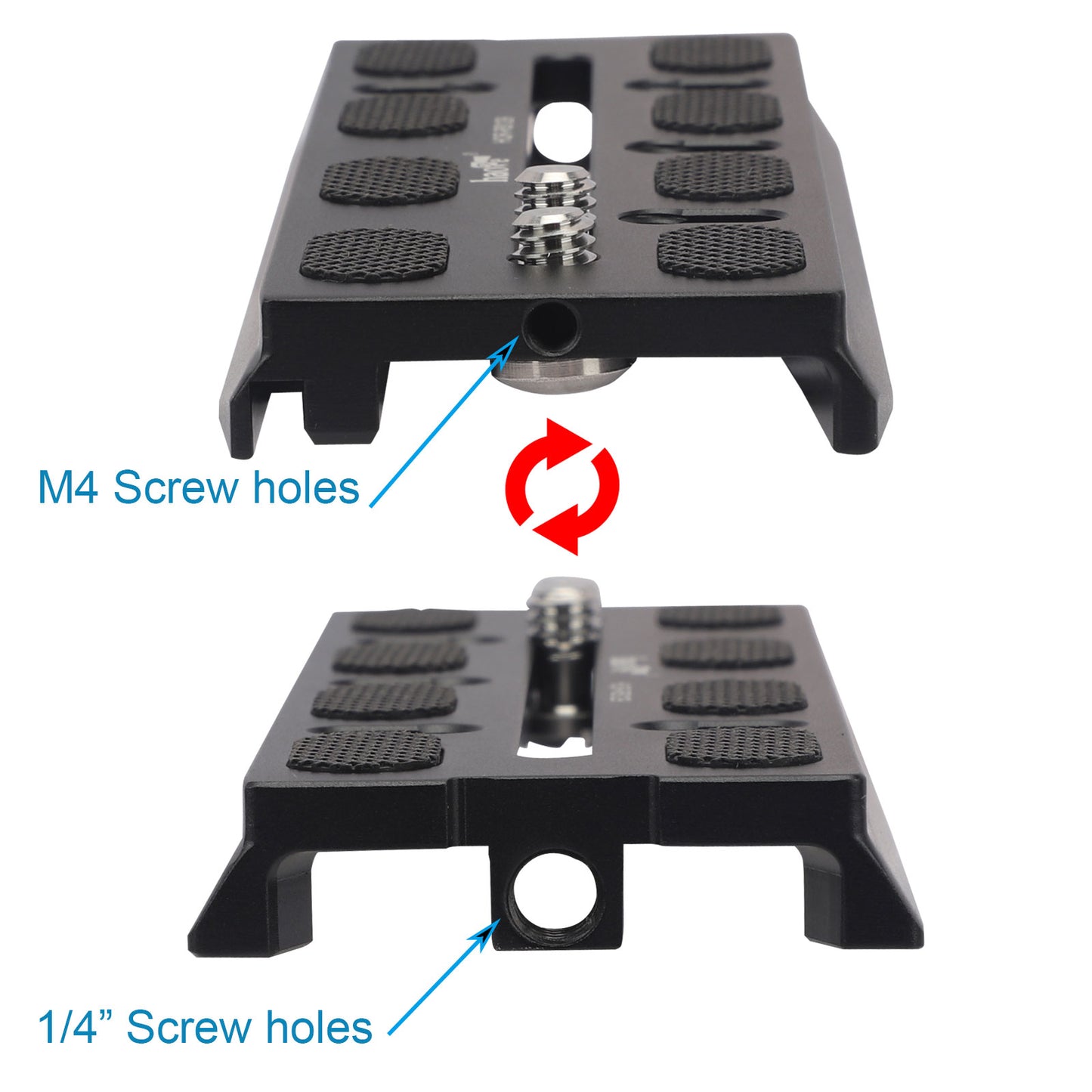 Haoge HQR-RS129 129mm Camera Mounting Quick Release Plate for DJI RS 2 / RSC 2 (RS2 / RSC2) Gimbal Stabilizer