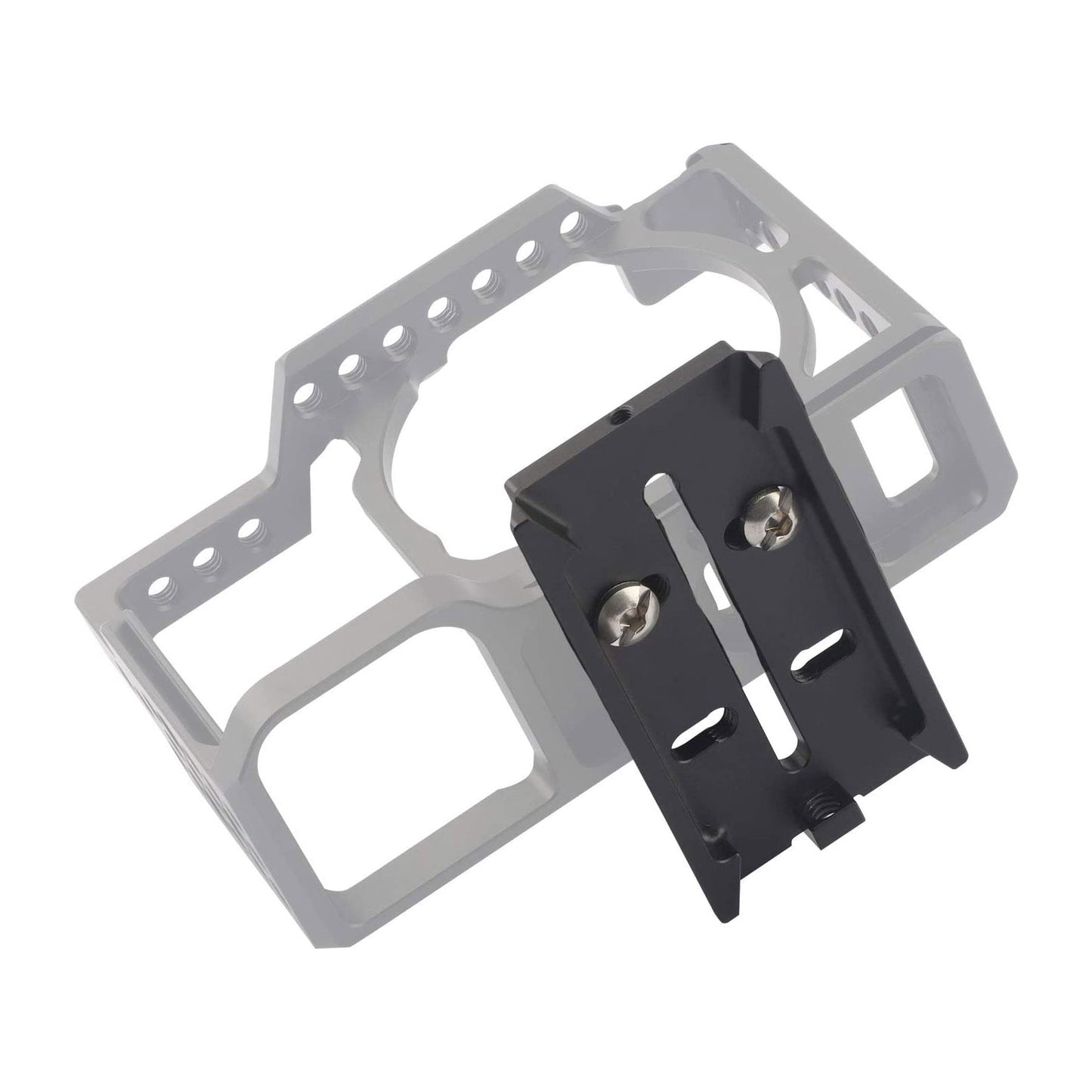 Haoge HQR-RY90 Camera Plate is specifically designed for DJI Ronin-S RoninS Gimbal Stabilizer compatible Manfrotto MVH500AH MVH500A MVH502AH MVH502A 501HDV 503HDV 504HD 509HD 526 577 701HDV Tripod Fluid Video Head …