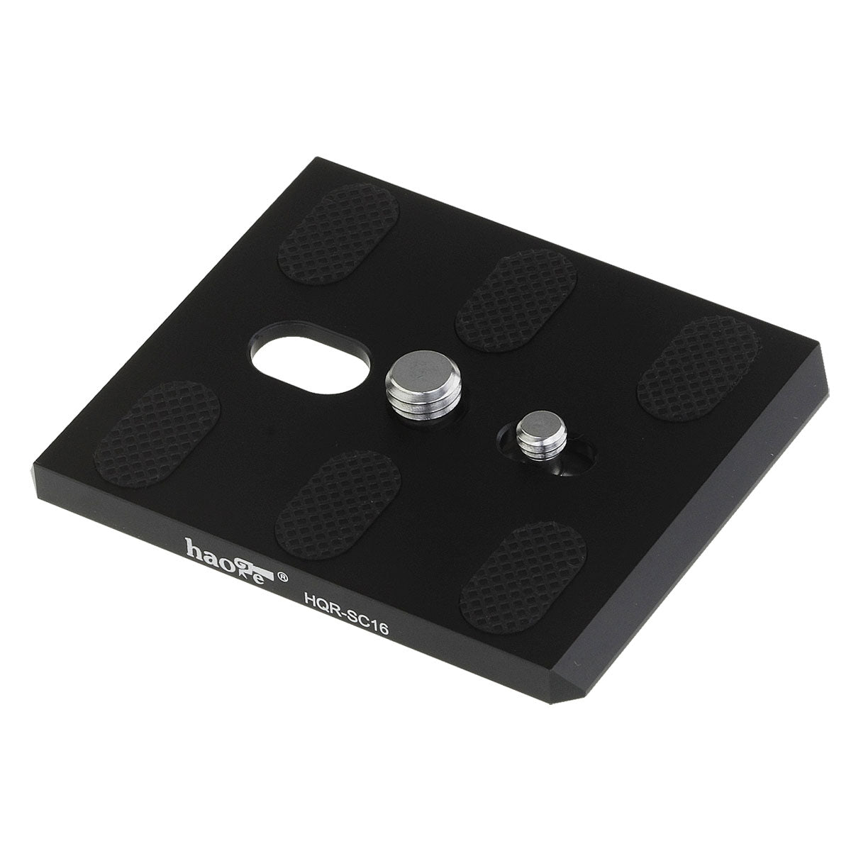 Haoge HQR-SC16 Camera QR Quick Release Plate for Sachtler DV 12, DV 15, Caddy, Video 18/20, Panorama Plus, Horizon Plus, Video 25 Plus, Video 18 Dutch Tripod Fluid Head replace Touch & Go Plate 16