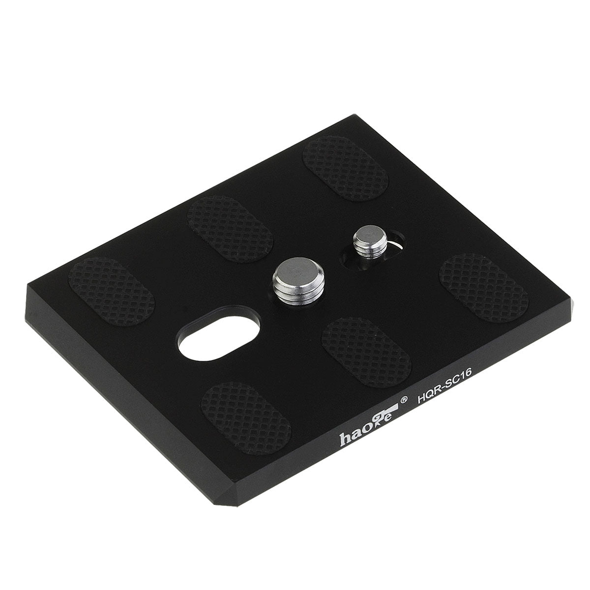 Haoge HQR-SC16 Camera QR Quick Release Plate for Sachtler DV 12, DV 15, Caddy, Video 18/20, Panorama Plus, Horizon Plus, Video 25 Plus, Video 18 Dutch Tripod Fluid Head replace Touch & Go Plate 16