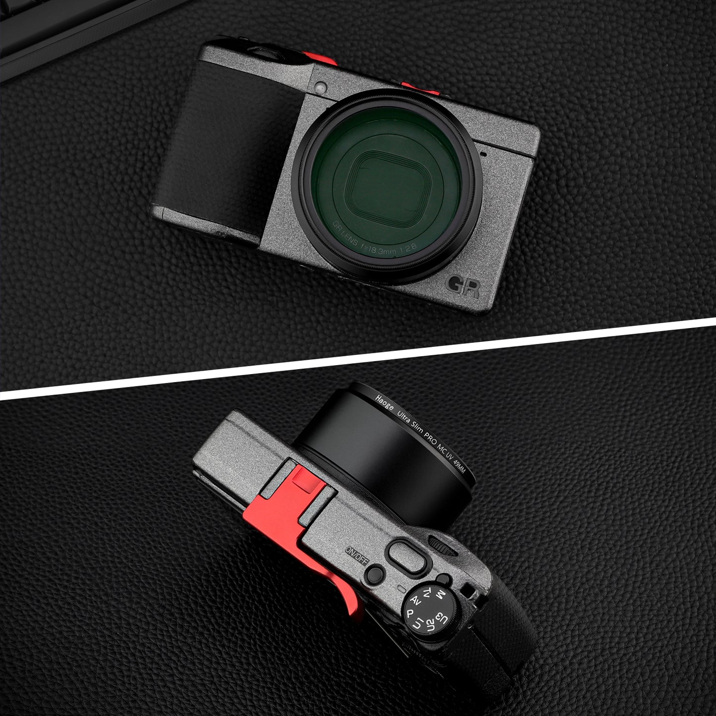 Haoge LAR-GR Lens Filter Adapter Ring for RICOH GR III GRIII GR3 Digital Compact Camera for GW-4 Wide Conversion Lens replaces GA-1