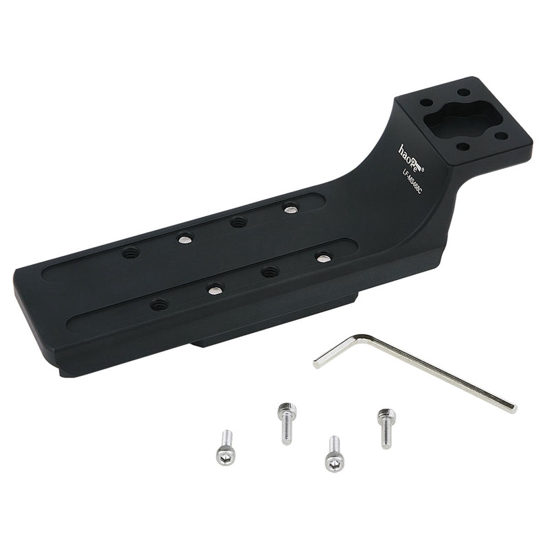 Haoge Lens Collar Foot Tripod Mount Ring for Canon RF 100-300mm F2.8 L IS USM Lens fit Sachtler Fluid Head FSB6T FSB8T DV10 3+3 5+5