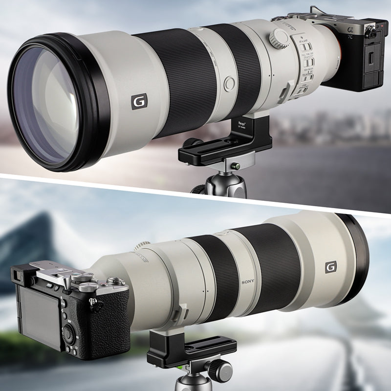 Haoge LF-S480 Lens Collar Replacement Foot for Sony FE 400-800mm f/6.3-8 G OSS Lens built-in Arca Type Quick Release Base Support Plate