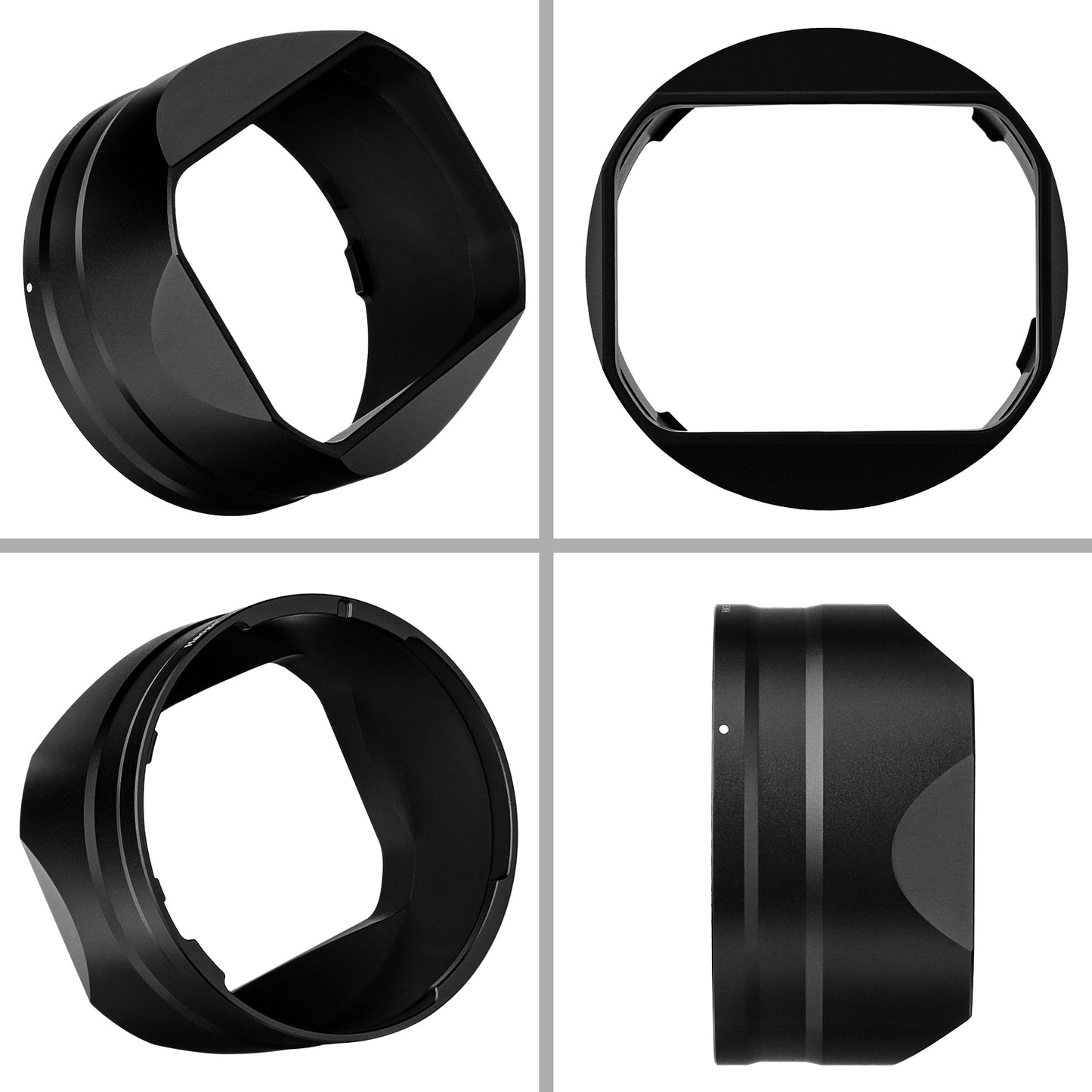 Haoge Metal Square Lens Hoods for RICOH GRIIIX GR3X HDF Camera Accessories