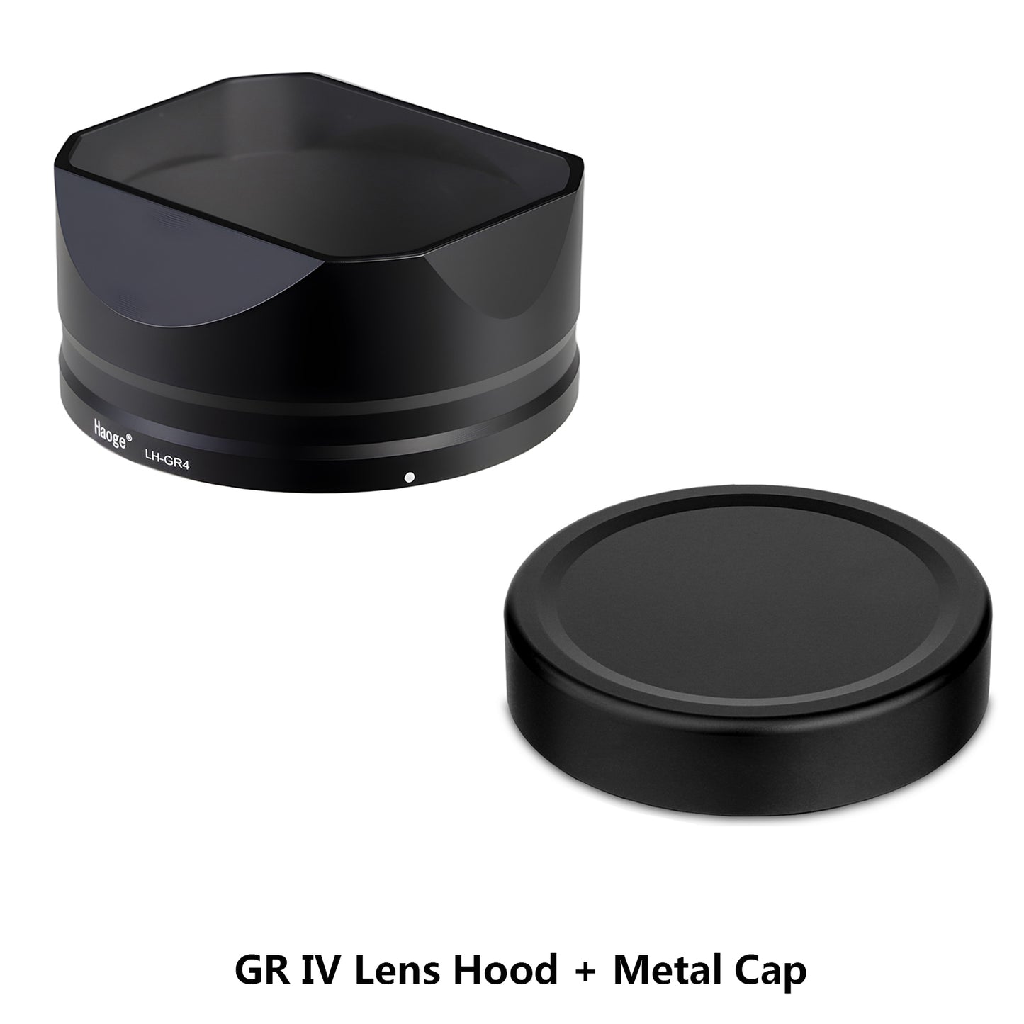 Haoge Metal Square Lens Hoods for RICOH GRIV GR4 GRIV HDF GR IV Monochrome Camera Accessories LH-GR4