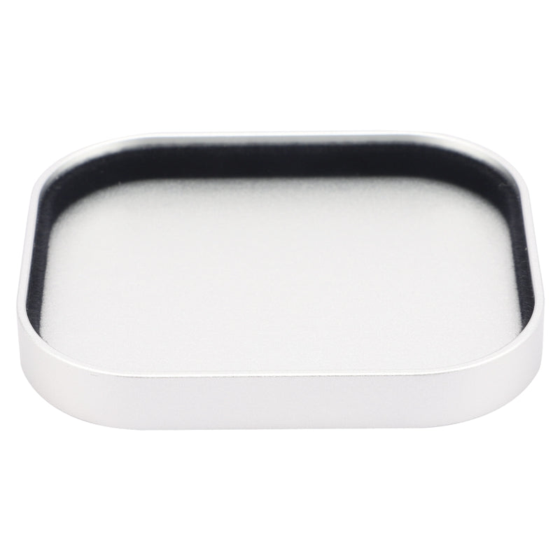 Haoge 43mm Square Metal Lens Hood Shade for Leica D-Lux 8 Camera Accessories Screw-in Lens Hood