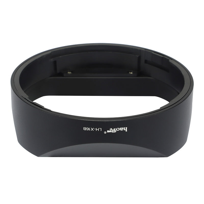 Haoge LH-X16B Square Metal Lens Hood Shade with Metal Cap for Fujifilm Fuji Fujinon XF 16mm F1.4 R WR lens xf16mm/f1.4