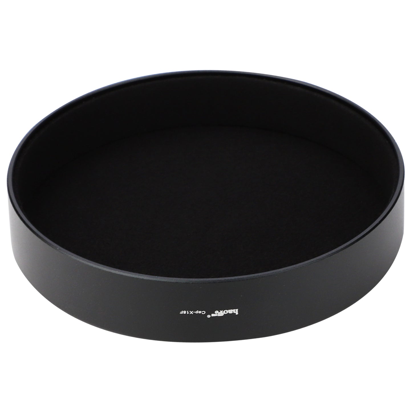 Haoge Lens Hood Metal Square Bayonet for Fujifilm Fuji Fujinon XF 18mm F1.4 R LM WR Lens With Metal Front Cap Kit, Replaces Fuji xf18mmf/1.4 Lens Hood LH-XF18 on Camera X-T4 X-S10 X-T30 XE4