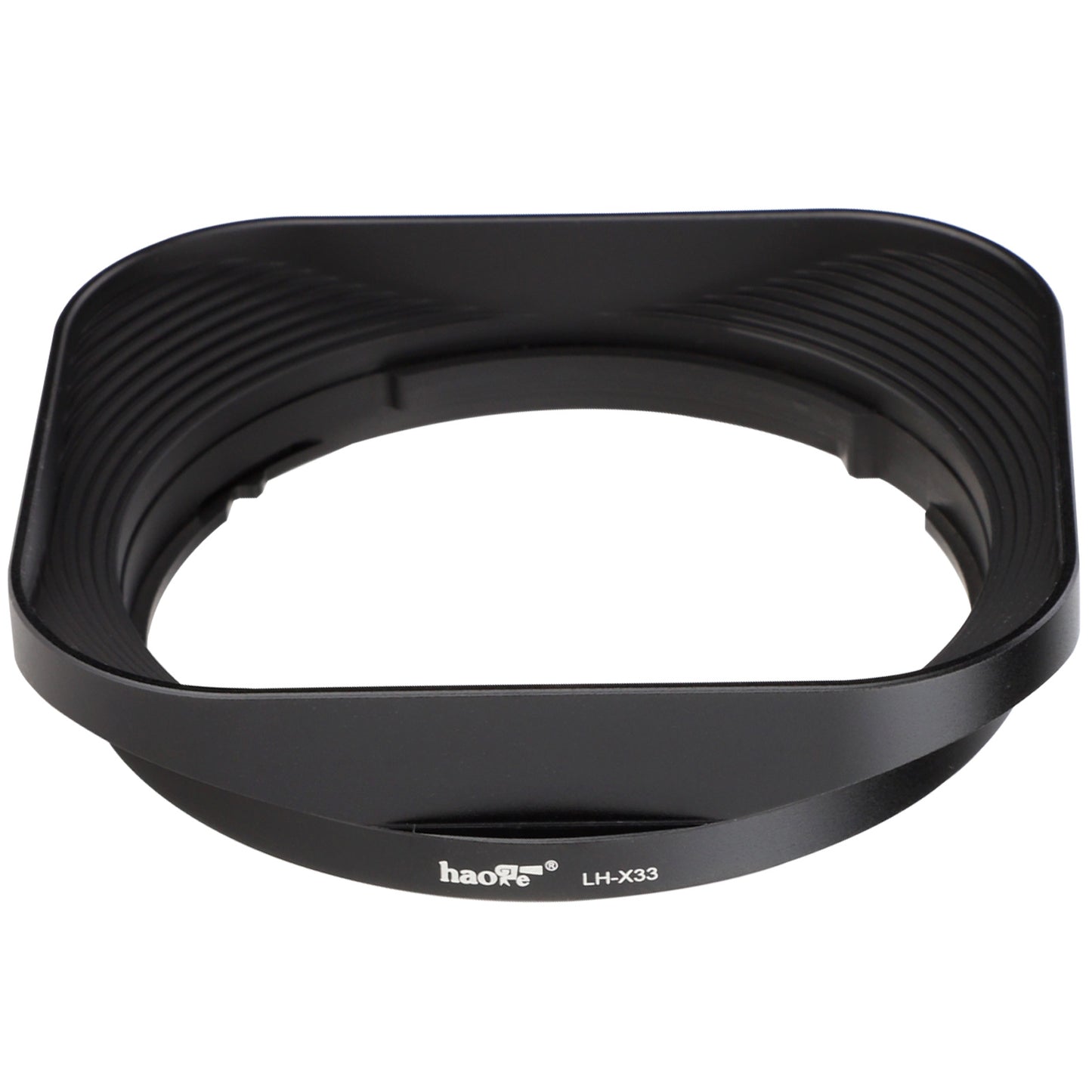 Haoge LH-X33 Lens Hood Metal Square Bayonet for Fujifilm XF33mm F1.4 R WR Lens, Fuji XF 33mm f/1.4 R LM WR Hood Shade