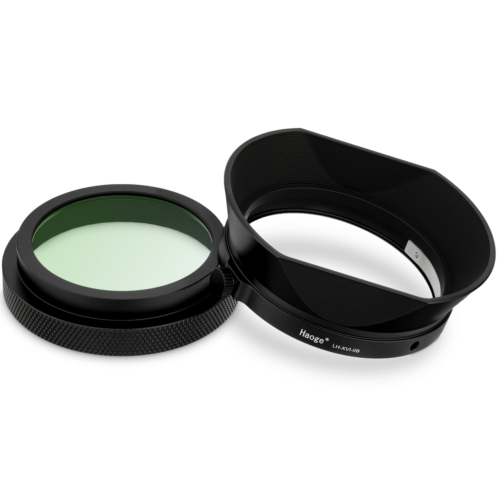 Haoge Metal Square Lens Hood Lens MC UV Protection Filter for