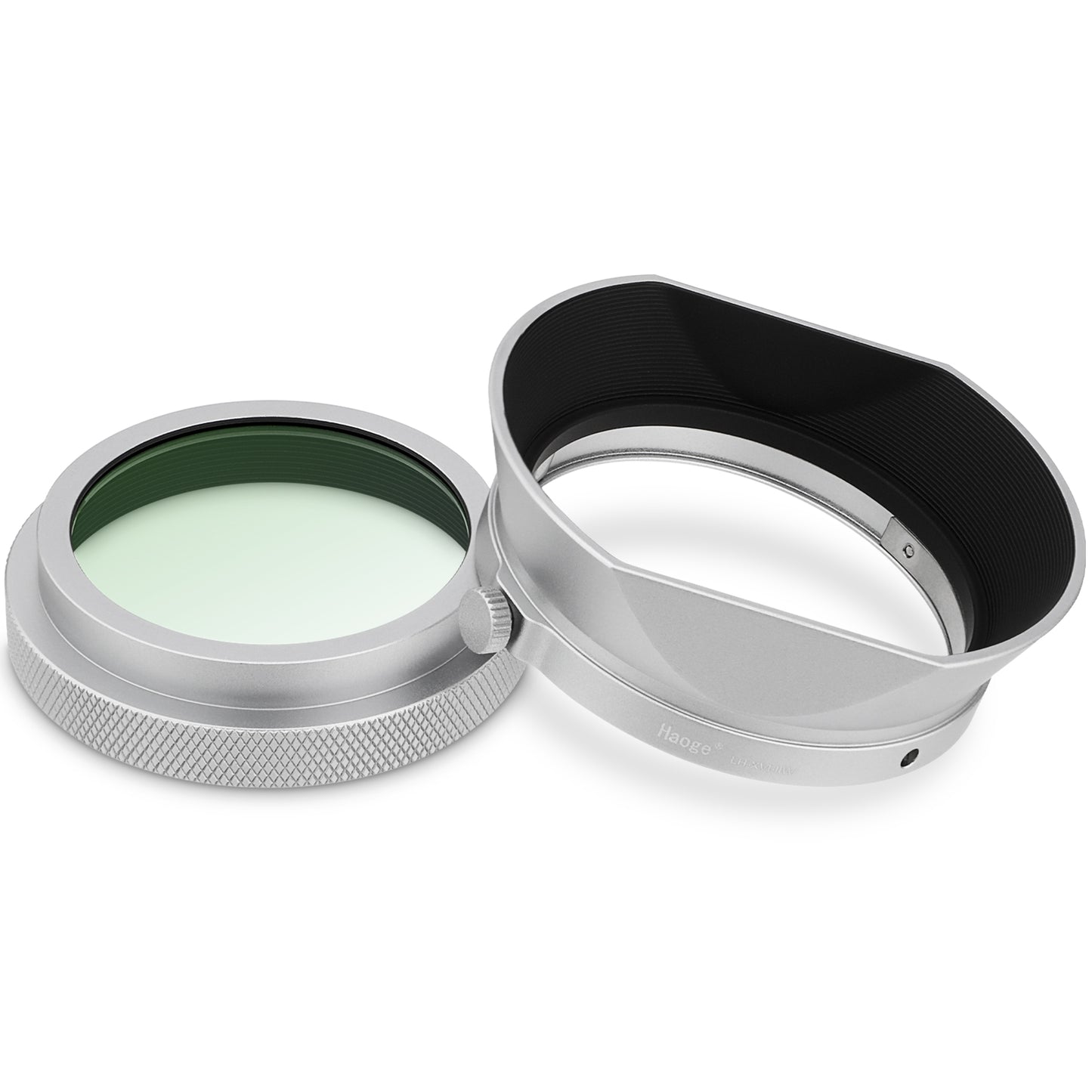 Haoge MC UV Protection Filter & Square Metal Lens Hood Lens for for Fujifilm X100 Series X100VI X100V X100F X100T Camera Accessories Waterproof HD Optical Glass UV Filter