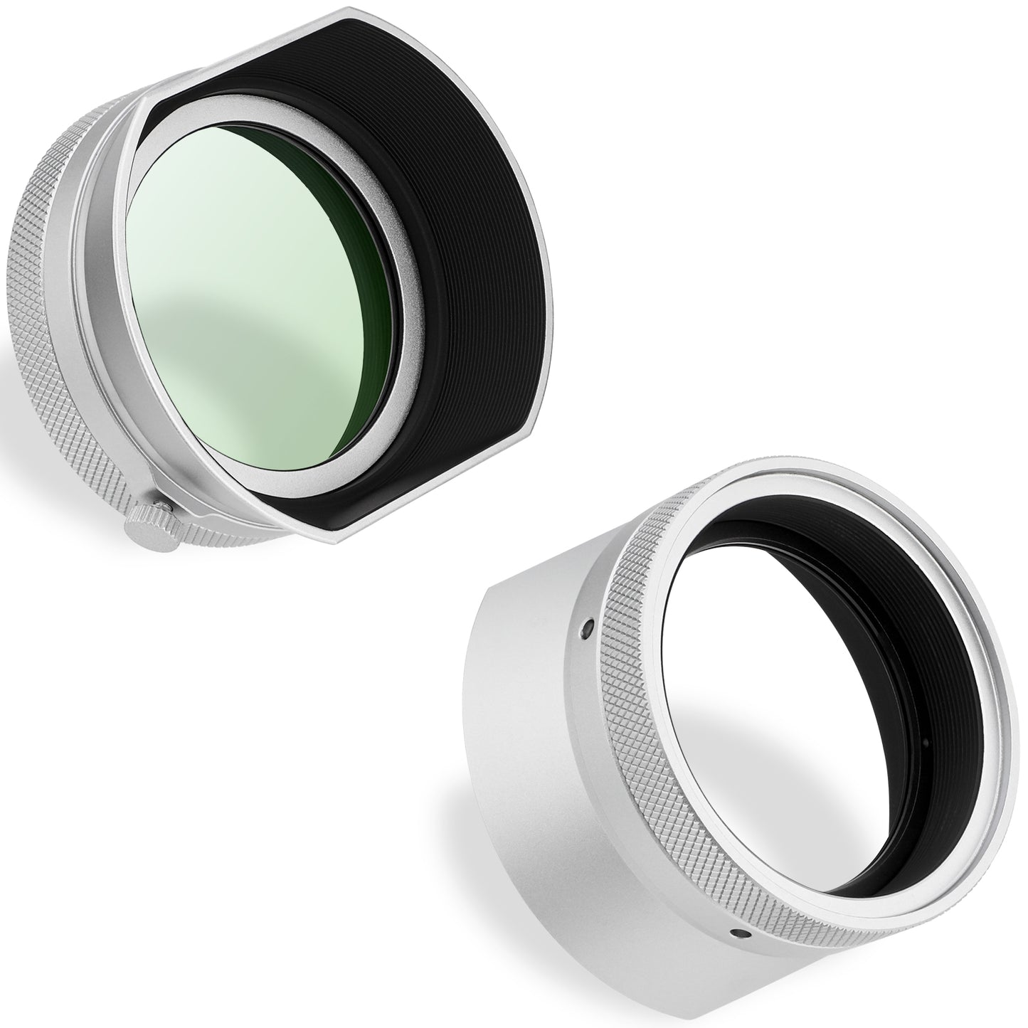 Haoge MC UV Protection Filter & Square Metal Lens Hood Lens for for Fujifilm X100 Series X100VI X100V X100F X100T Camera Accessories Waterproof HD Optical Glass UV Filter