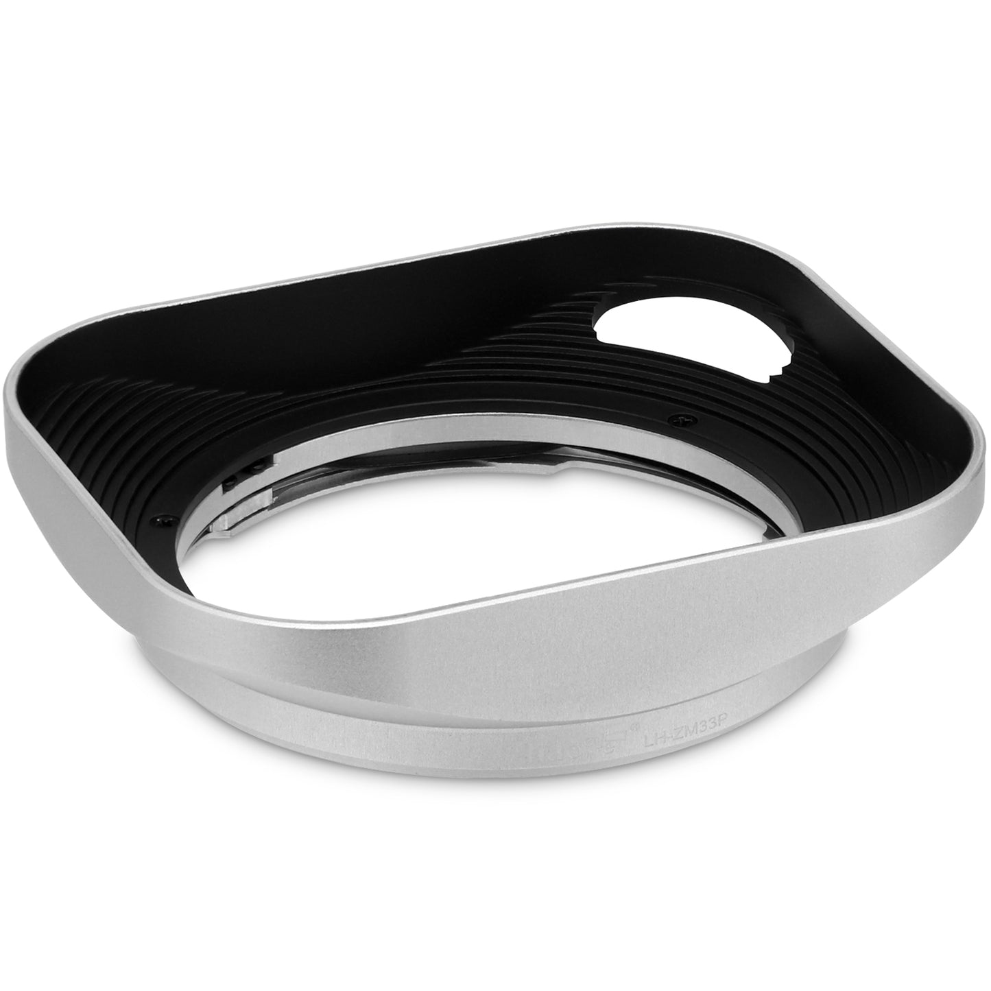 Haoge LH-ZM33P Bayonet Metal Square Lens Hood for Voigtlander 35 mm / 1:2.0 APO-Lanthar aspherical VM Lens,Voigtlander 50 mm / 1:2.0 APO-Lanthar aspherical VM Lens Silver replace LH-13
