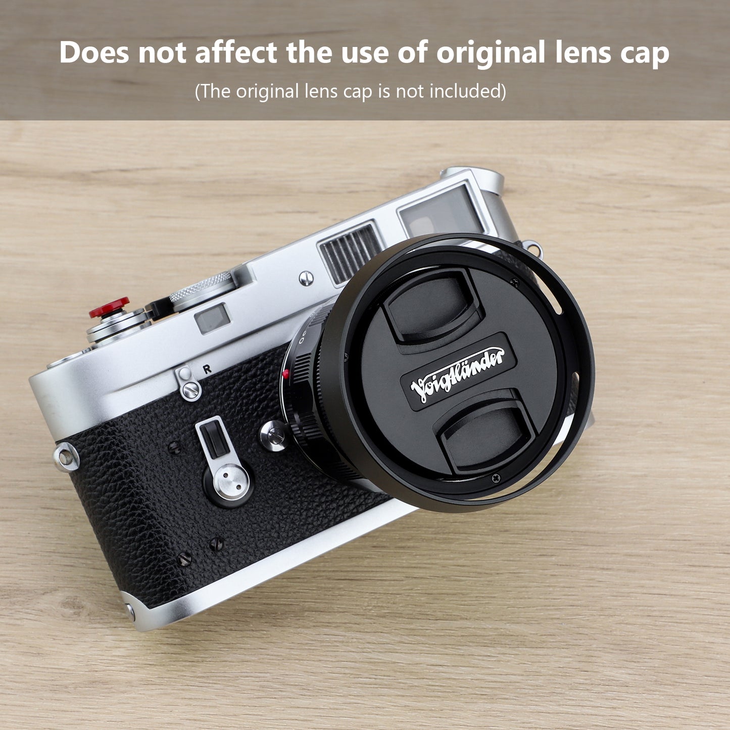 Haoge LH-ZM35 Bayonet Metal Round Lens Hood Shade Compatible with Voigtlander APO-Lanthar 35 mm / 1:2.0 50 mm / 1:2.0 VM Lens Black replace LH-13