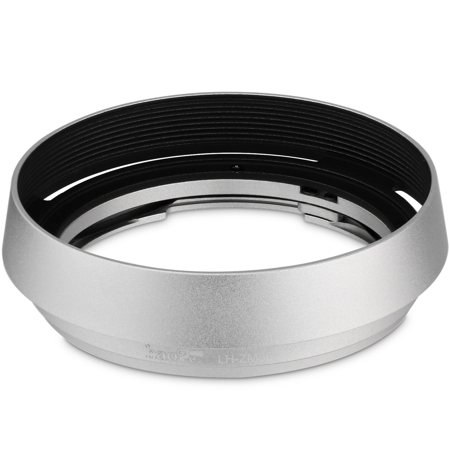 Haoge LH-ZM36 Bayonet Metal Round Lens Hood Shade Compatible with Voigtlander APO-Lanthar 35mm f2 VM Lens ,Voigtlander APO-Lanthar 50mm f2 VM Lens silver
