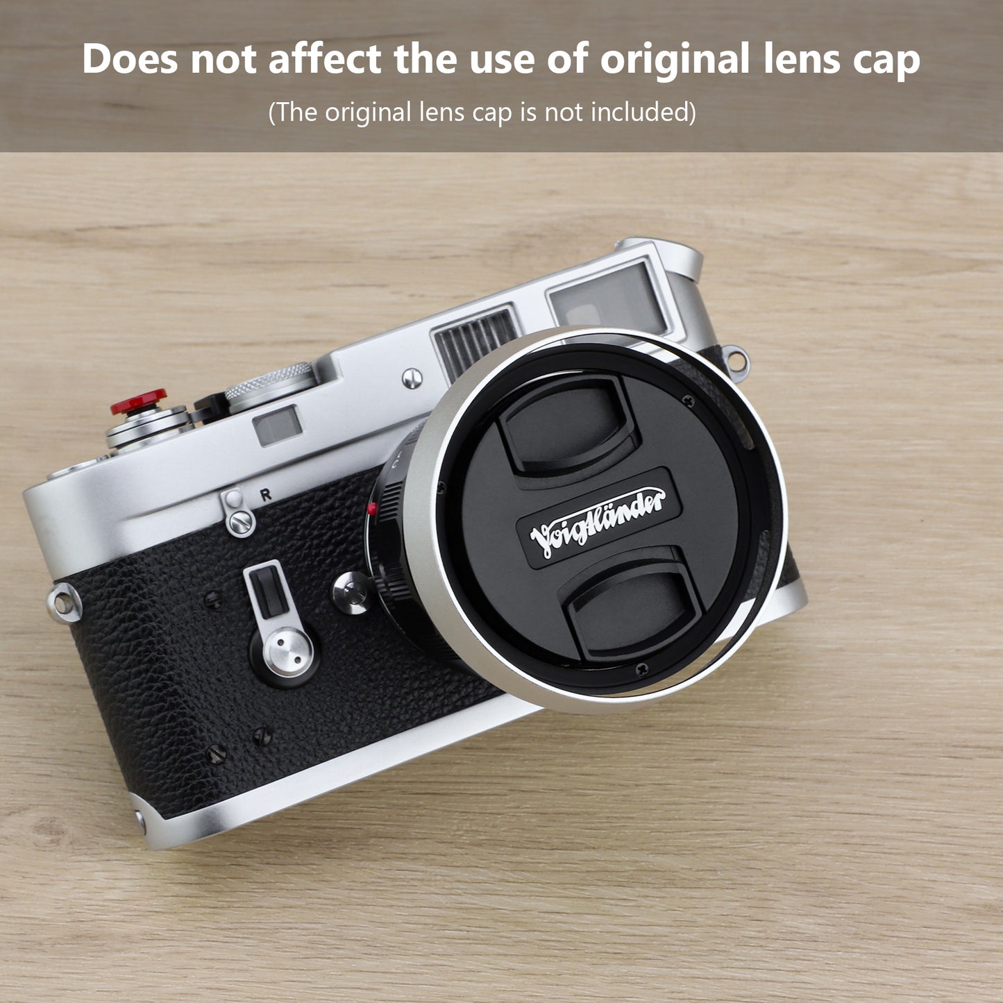 Haoge LH-ZM36 Bayonet Metal Round Lens Hood Shade Compatible with Voigtlander APO-Lanthar 35mm f2 VM Lens ,Voigtlander APO-Lanthar 50mm f2 VM Lens silver
