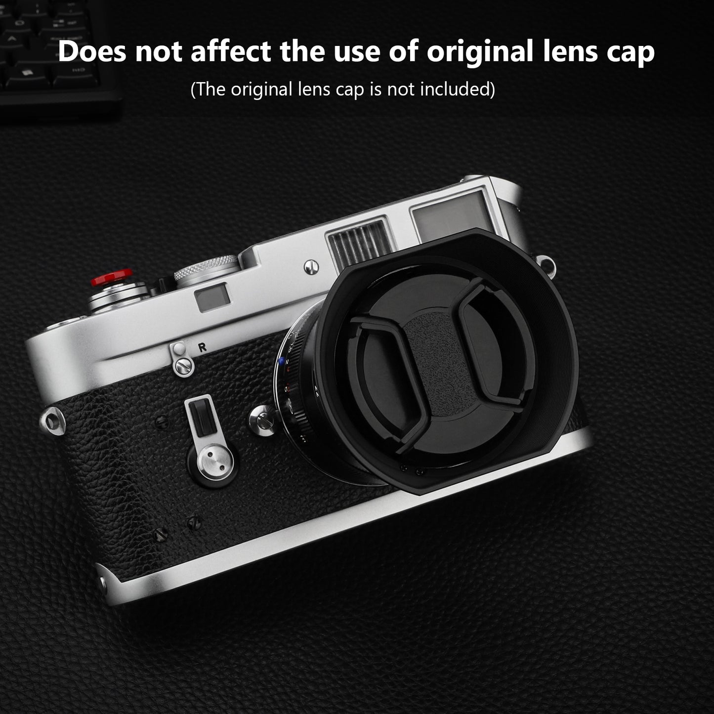 Haoge Square Metal Lens Hood for Carl Zeiss C Sonnar T* 1.5/50 50mm f1.5 ZM Biogon T* 2.8/21 21mm f2.8 ZM, C Biogon T* 4.5/21 21mm f4.5 ZM, 2.8/25 25mm f2.8 ZM, 2.8/28 28mm f2.8 ZM Lens LH-ZV03MB