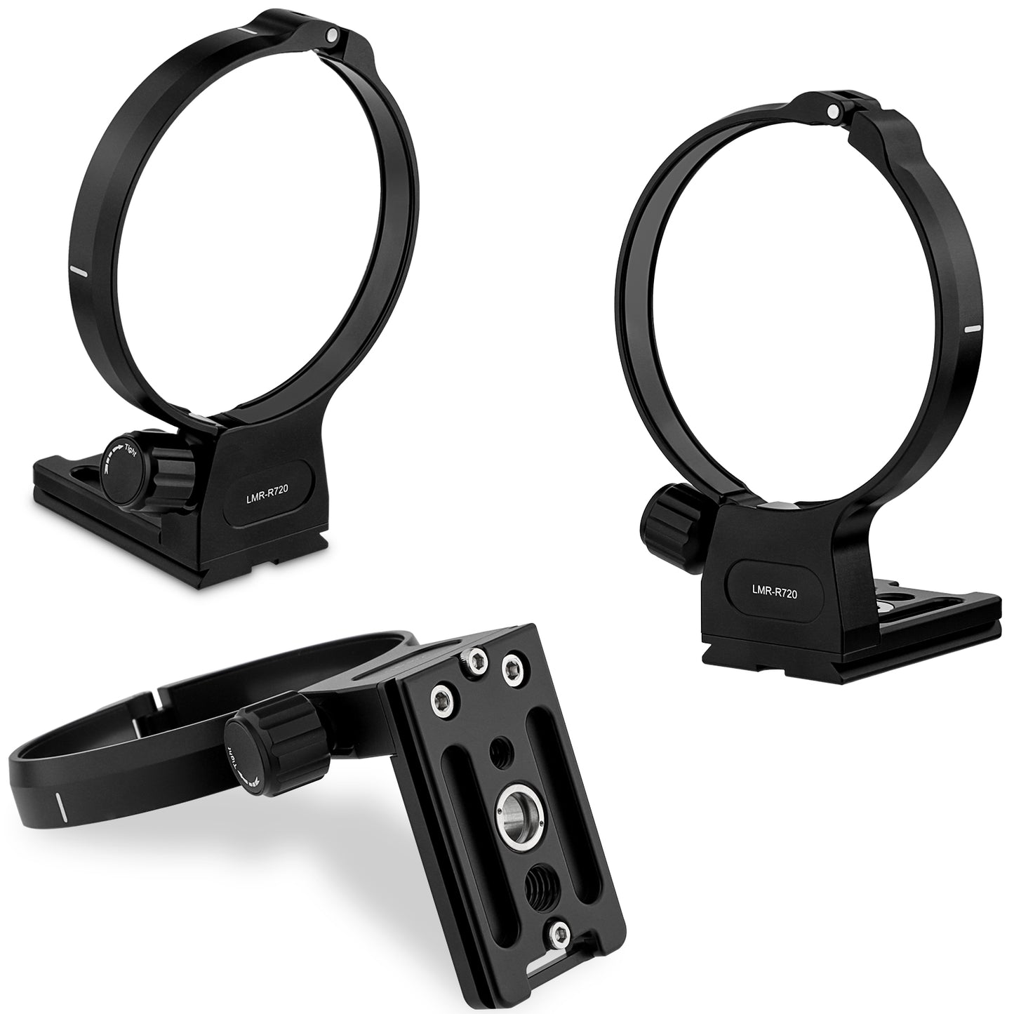 Haoge LMR-R720 Lens Collar Tripod Mount Ring for Canon RF 70-200mm F2.8 L IS USM Lens RF70200 Stand Base Canon RF-Mount built-in Arca Type Quick Release Plate