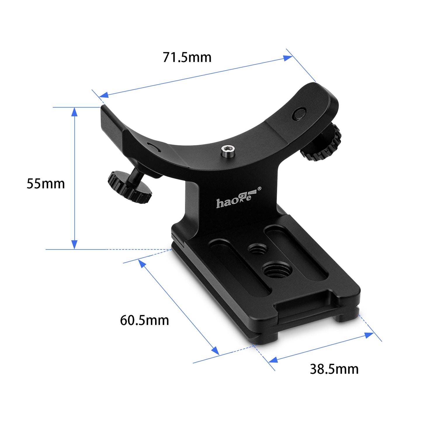 Haoge LMR-XF140 Lens Collar Replacement Foot Tripod Mount Ring for Fujifilm Fuji Fujinon XF 100-400mm F4.5-5.6 R LM OIS WR XF100-400mmF4.5-5.6 Lens built-in Arca Swiss Type Quick Release Plate