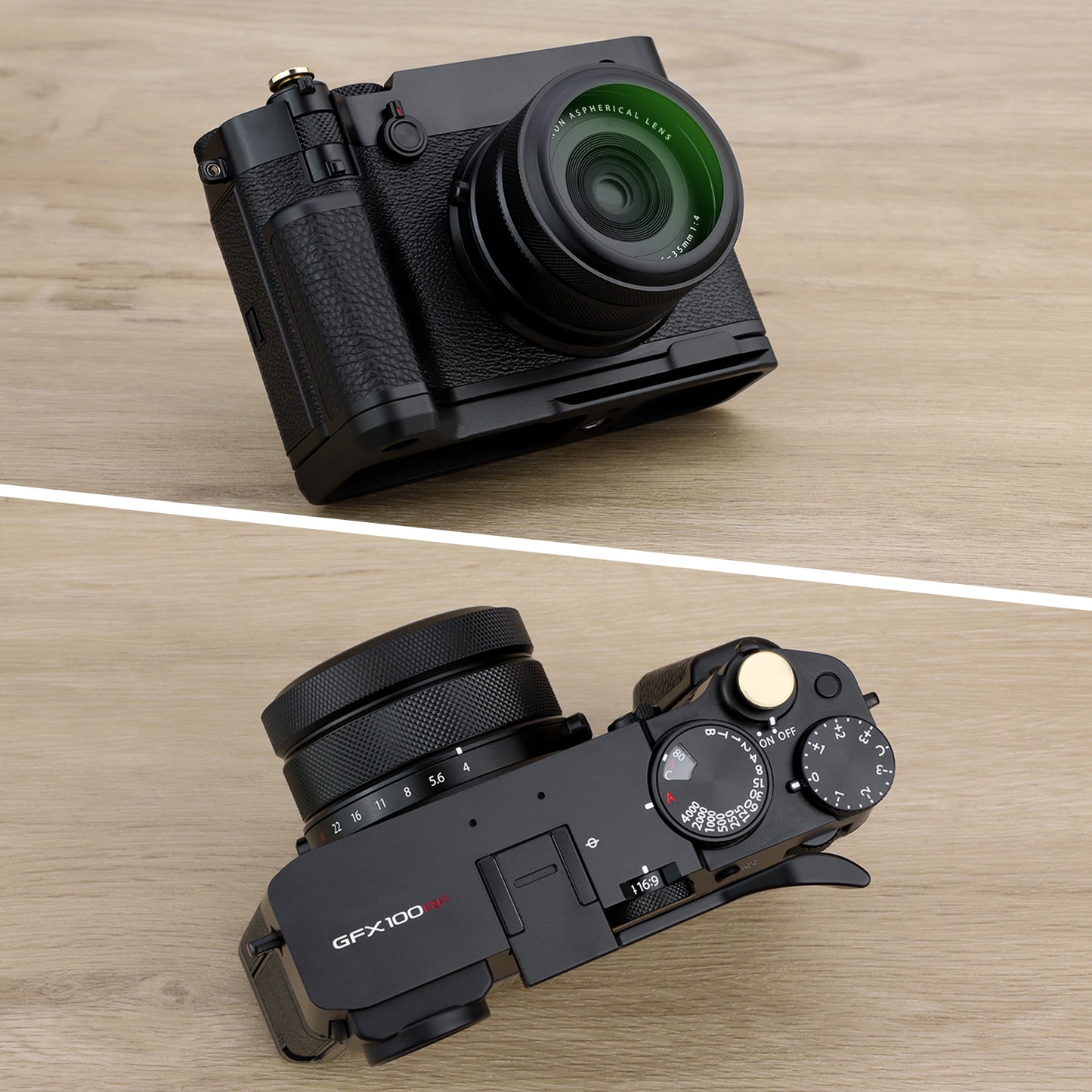 Haoge MC UV Camera Lens Protection Filter for Fujifilm GFX100RF Camera Compatible with Original lens cap, No Lens Hood Adapter Needed. Black LUV-GFXUV-B