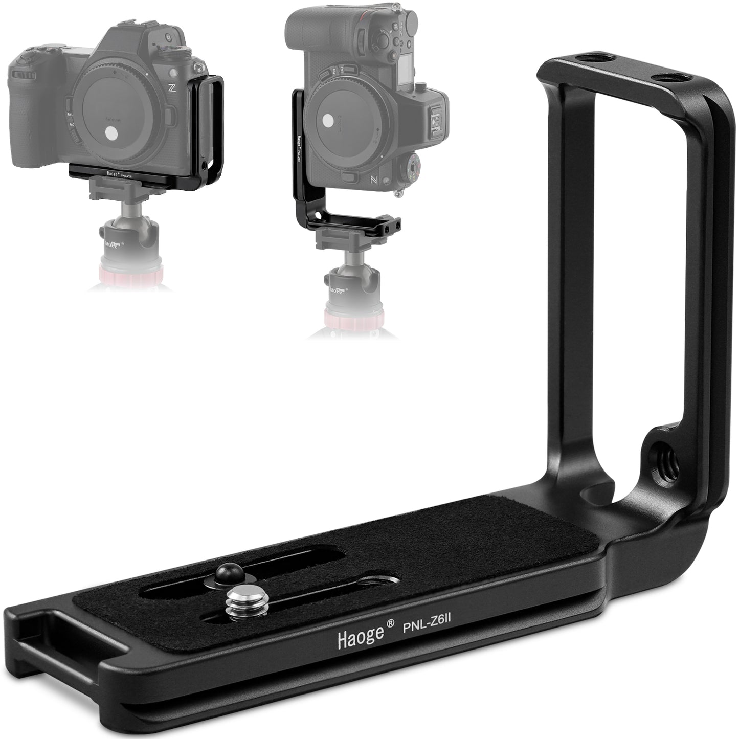 Haoge PNL-Z6II L Bracket for Nikon Z5 Z6 Z7 Z6II Z6III Z7II Camera , Arca Style Compatiable Quick Release Plate