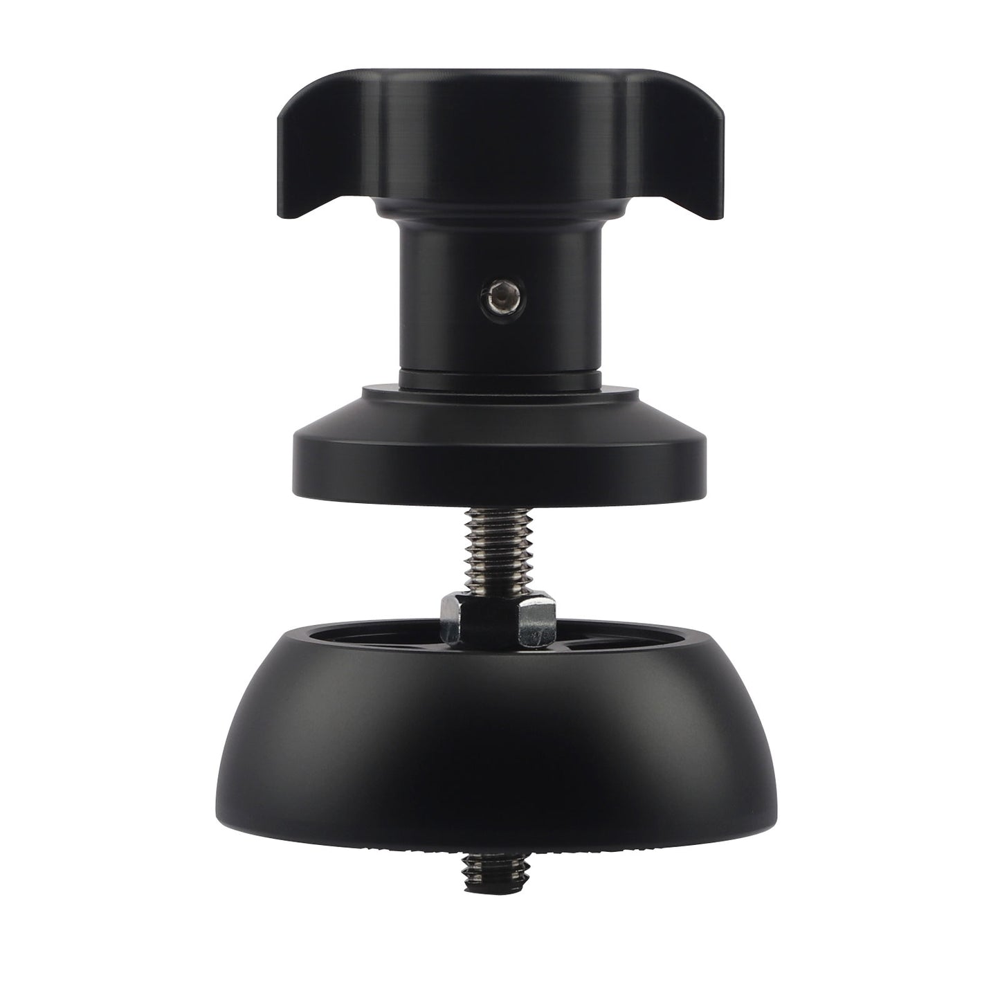 Haoge 75mm Half Ball Bowl Adapte, Metal Half Ball Flat to Bowl Adapter Convert Video Bowl Tripod and Fluid Head with 3/8" Screws as Manfrotto 501/502/504