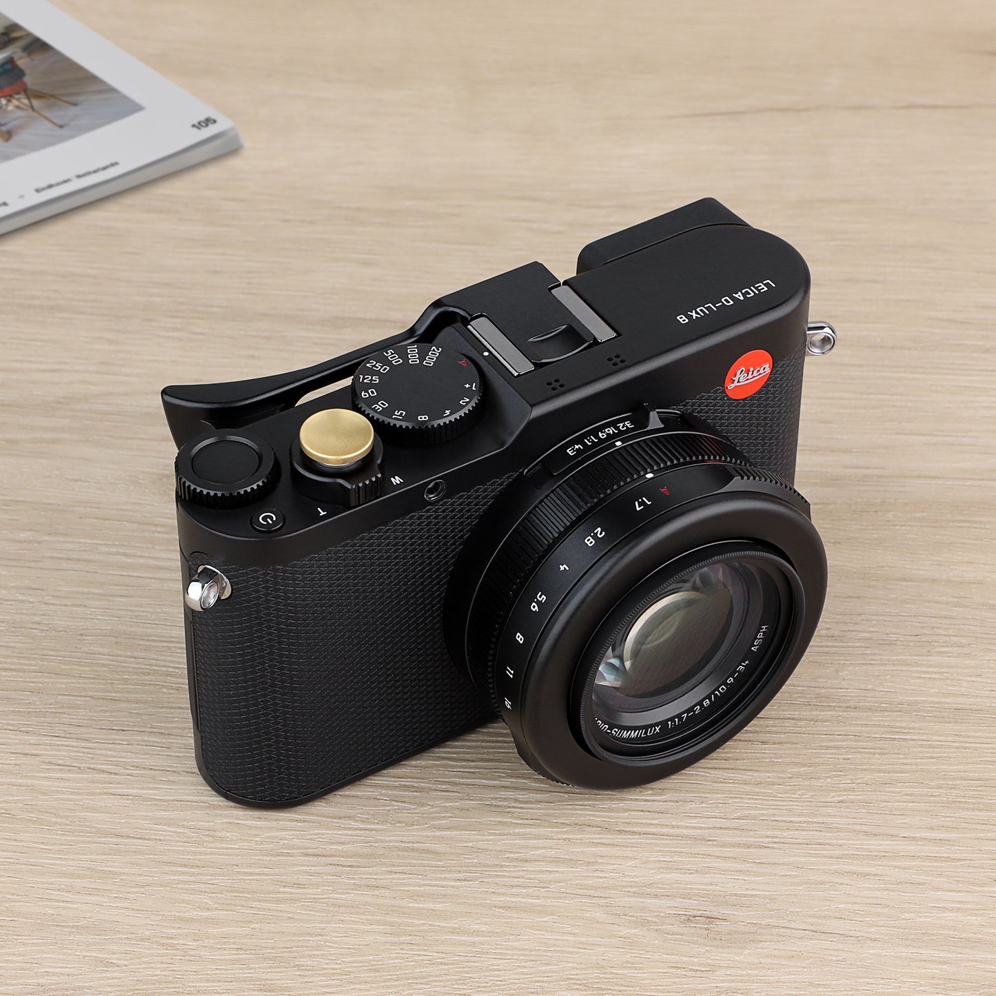 Haoge Metal Thumb Up Grip for Leica D-LUX 8 Camera Digital AccessoriesTHB-D8B Hot Shoe Thumb Up Rest Support Handgrip