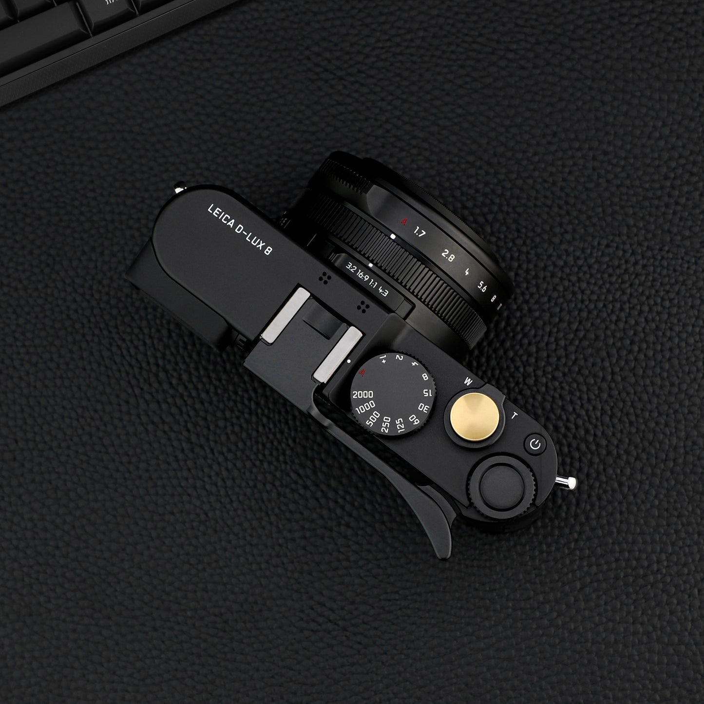 Haoge Metal Thumb Up Grip for Leica D-LUX 8 Camera Digital AccessoriesTHB-D8B Hot Shoe Thumb Up Rest Support Handgrip