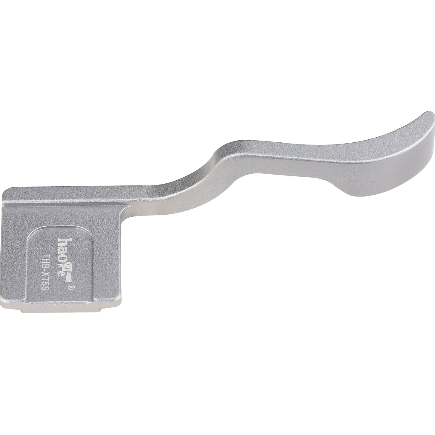 Haoge THB-XT5S Hand Grip Metal Hot Shoe Thumb Up Rest for Fujifilm Fuji X-T5 Camera Silver