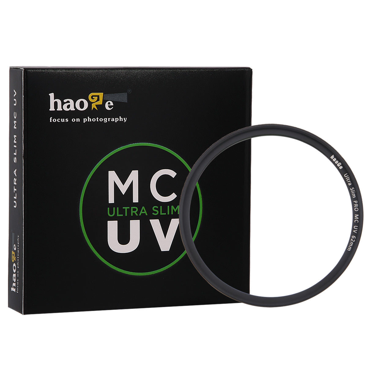 Haoge 62mm Ultra Slim MC UV Protection Multicoated Ultraviolet Lens Filter for Canon Nikon Sony Minolta Pentax Olympus Panasonic Leica Zeiss Tamron Digital Camera DSLR Lens