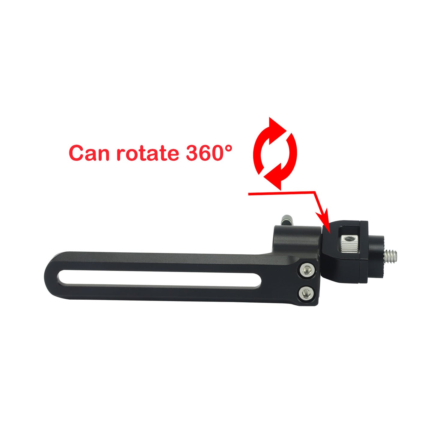 Adjustable Camera Monitor Mount for DJI Ronin-S/Ronin-SC/Zhiyun Crane 3/Weebill Lab with Quick Release Safety Rail