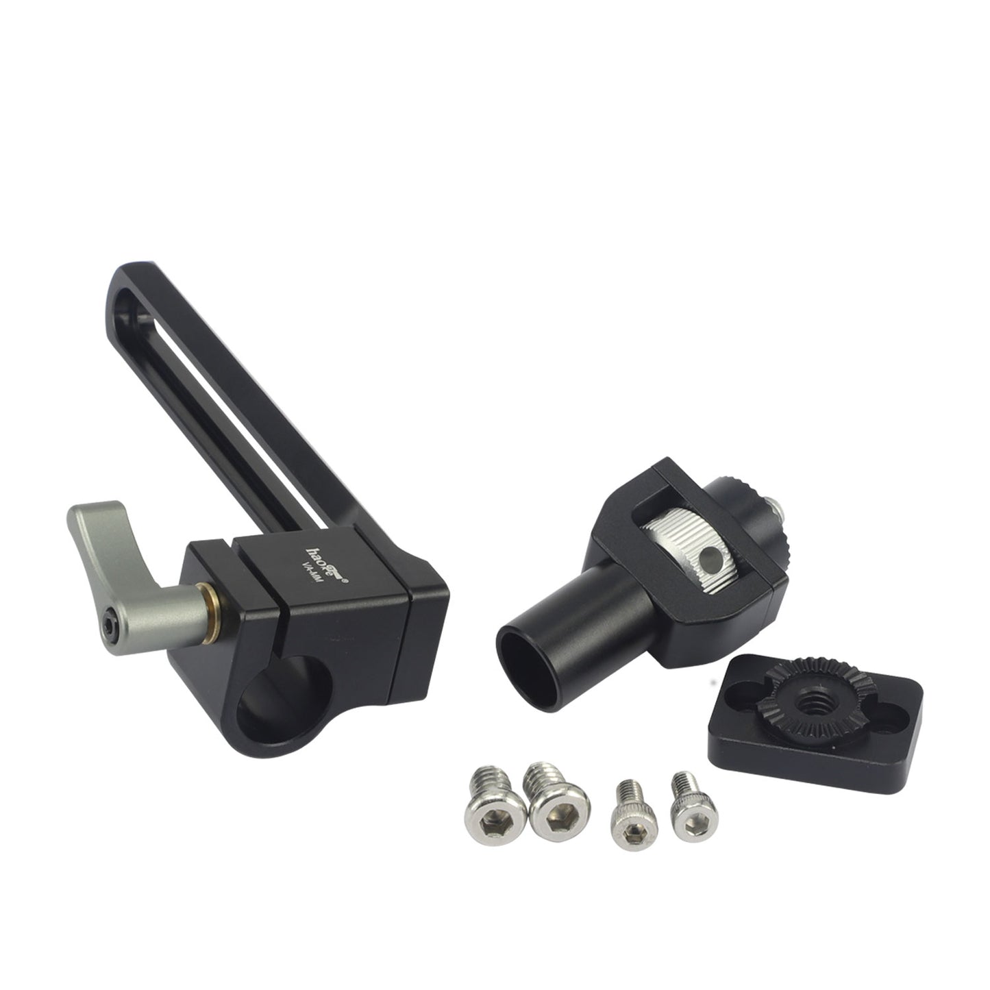 Adjustable Camera Monitor Mount for DJI Ronin-S/Ronin-SC/Zhiyun Crane 3/Weebill Lab with Quick Release Safety Rail