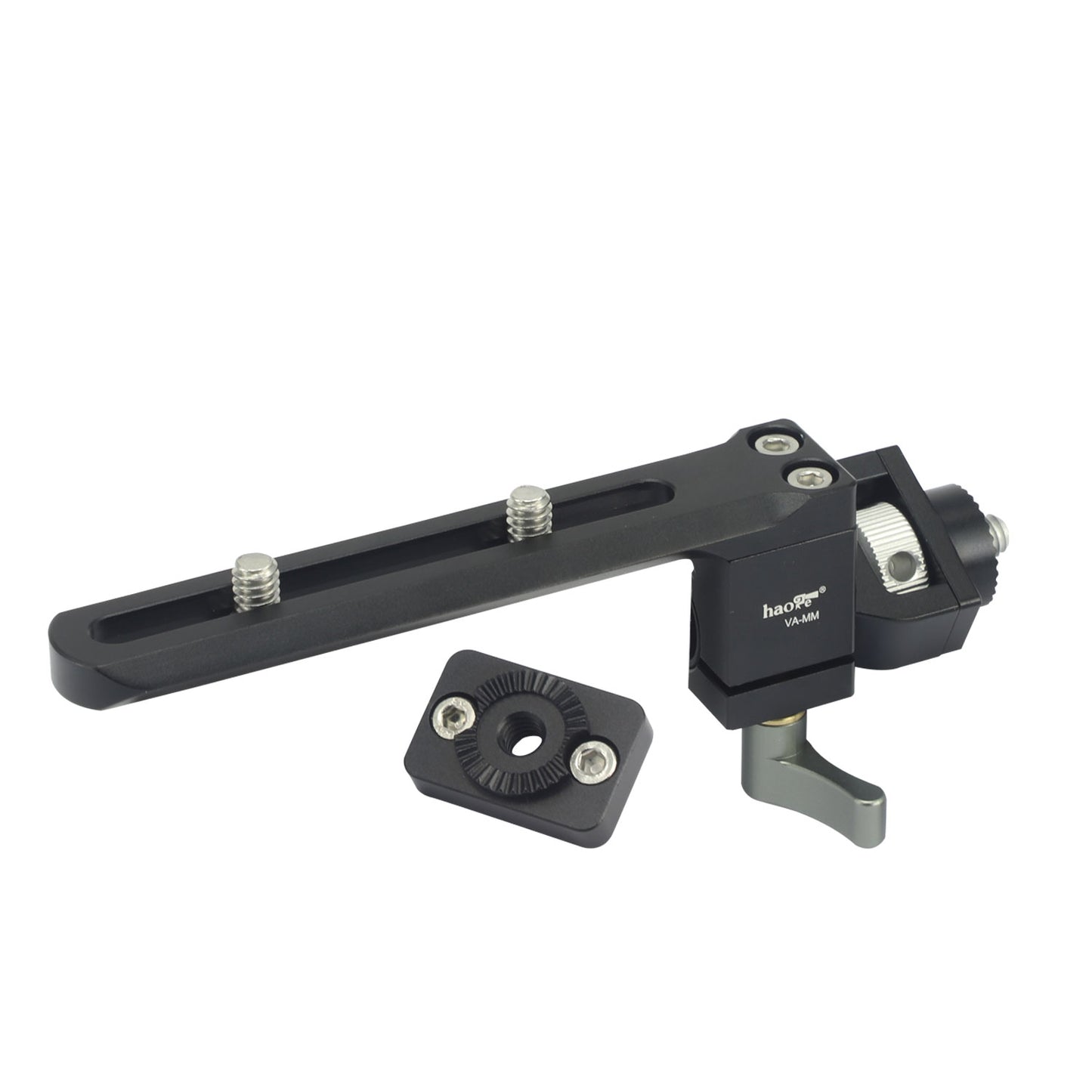 Adjustable Camera Monitor Mount for DJI Ronin-S/Ronin-SC/Zhiyun Crane 3/Weebill Lab with Quick Release Safety Rail