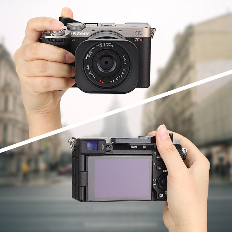 Haoge THB-A7CIIB Metal Hot Shoe Thumb Up Rest Hand Grip for Sony α7CII,Alpha 7CR,ILCE-7Cii,Digital Camera Accessories Black