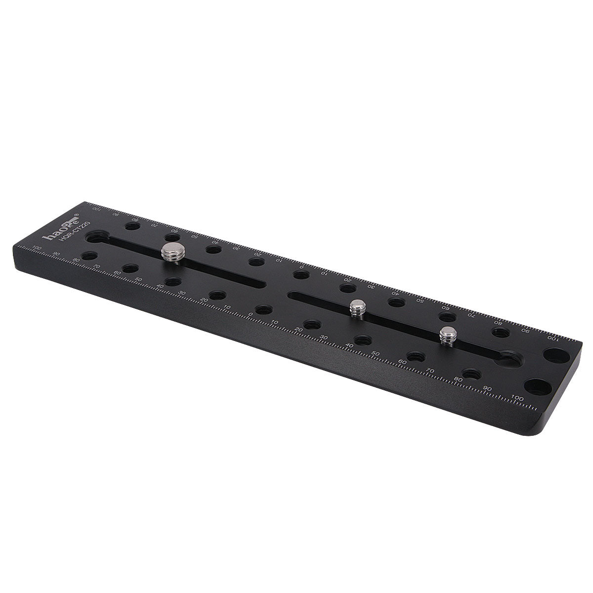 Haoge 220mm Camera Long Sliding Quick Release Plate specifically designed for CARTONI Focus 8S, Focus HD, e-Focus, Lambda 10, Spinhead Tripod Fluid Video Head