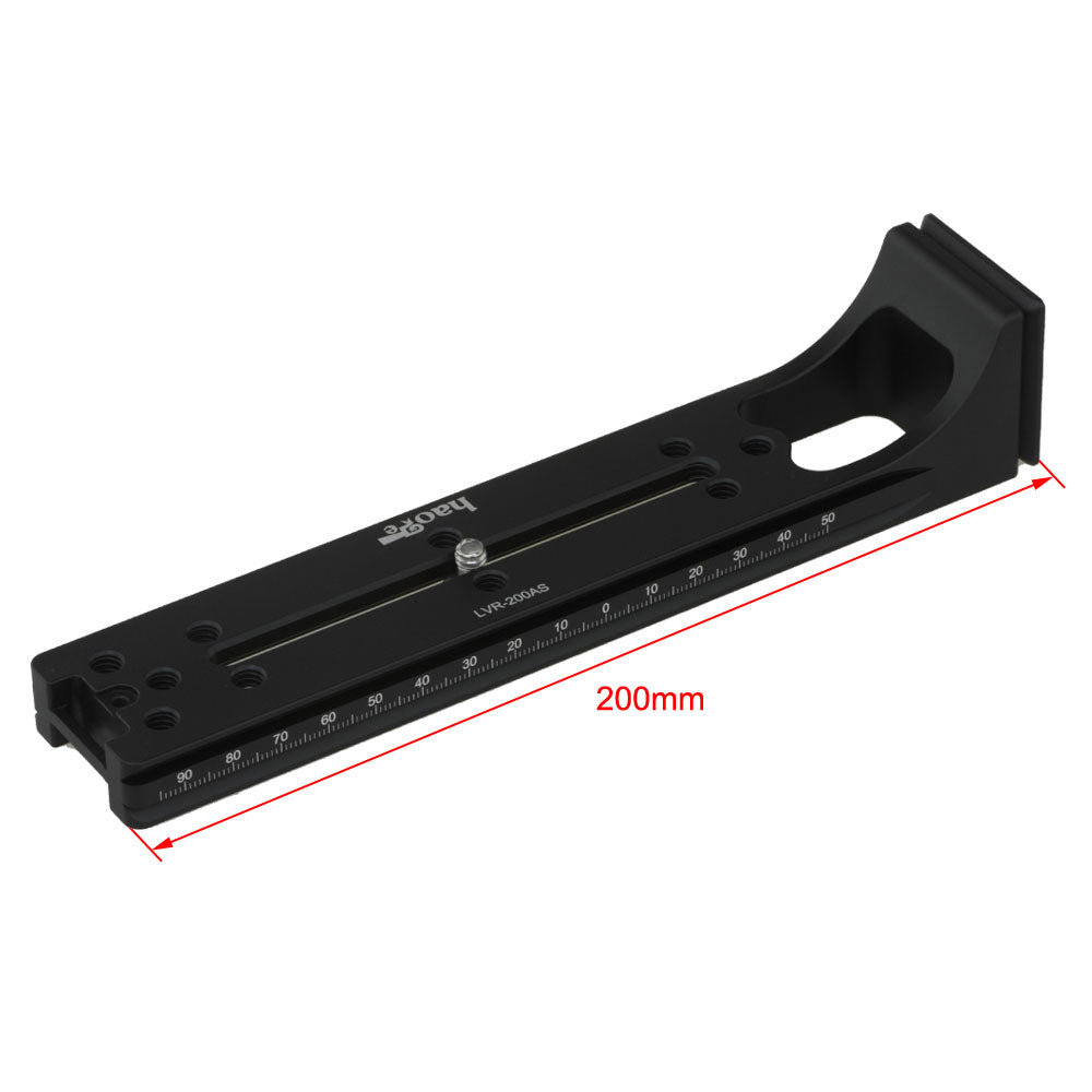 Haoge Quick Release L Plate Set for Panorama Panoramic Head Fit Arca Swiss Sunwayfoto Markins Sirui Kirk RRS Benro AS