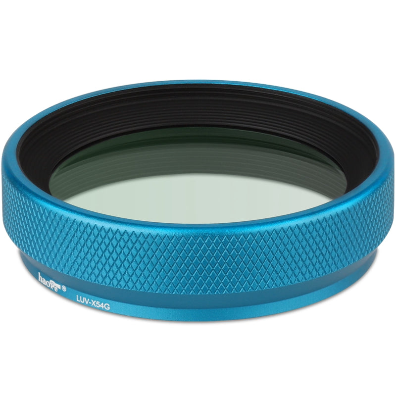 Haoge Metal Lens Hood with MC UV Protection Multicoated Ultraviolet Lens Filter for Fujifilm Fuji X100VI Camera Blue LUV-X54G