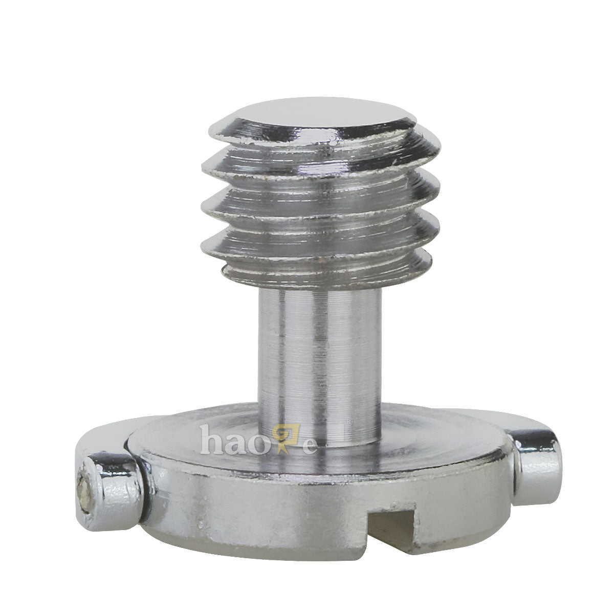 Haoge 3/8" D-Ring Stainless Steel Mounting Fixing Screw for Camera Tripod Monopod Quick Release Plate