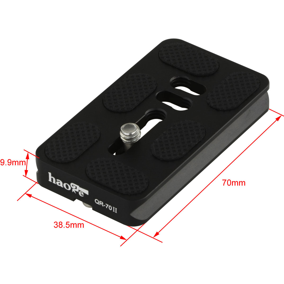 Haoge 200mm Nodal Slide Double Dovetail Focusing Rail Plate with Metal Quick Release Clamp and 70mm Plate for Camera Panoramic Panorama Close Up Macro Shoot fit Arca Swiss RRS Benro Kirk