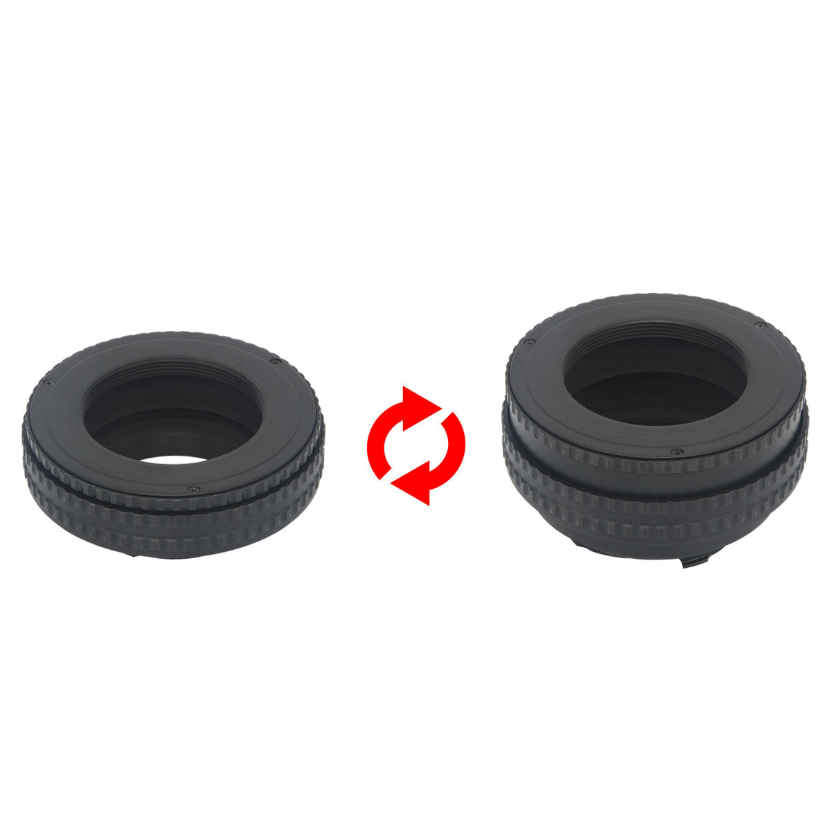 Haoge Macro Focus Lens Mount Adapter Built-in Focusing Helicoid for M42 42mm Screw mount Lens to Leica M LM mount Camera such as M240, M262,  M6, MP, M7, M8, M9, M9-P, M-E, M, M-P, M10, M-A 17mm-31mm
