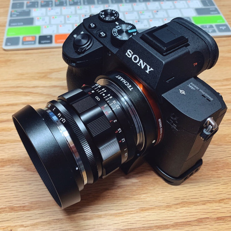 Haoge LH-VM36 Bayonet Metal Round Lens Hood Shade Compatible with Voigtlander Nokton Aspherical ASPH 40mm f/1.2 VM , 35mm f1.2 VM , 50mm f1.2 VM Leica M Lens replaces LH-8 Black