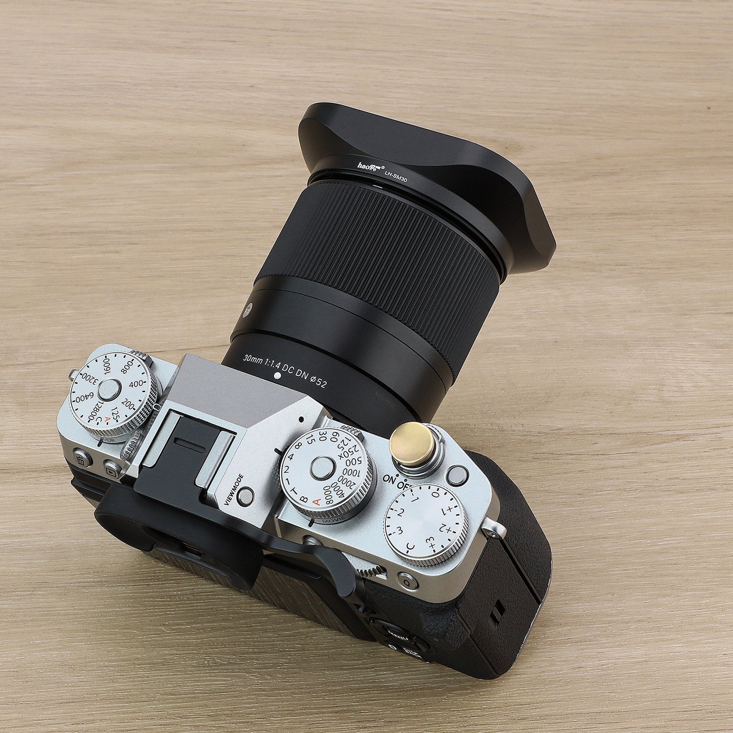 Haoge Bayonet Square Metal Lens Hood for Sigma 30mm F1.4 DC DN Lens LH-SM30