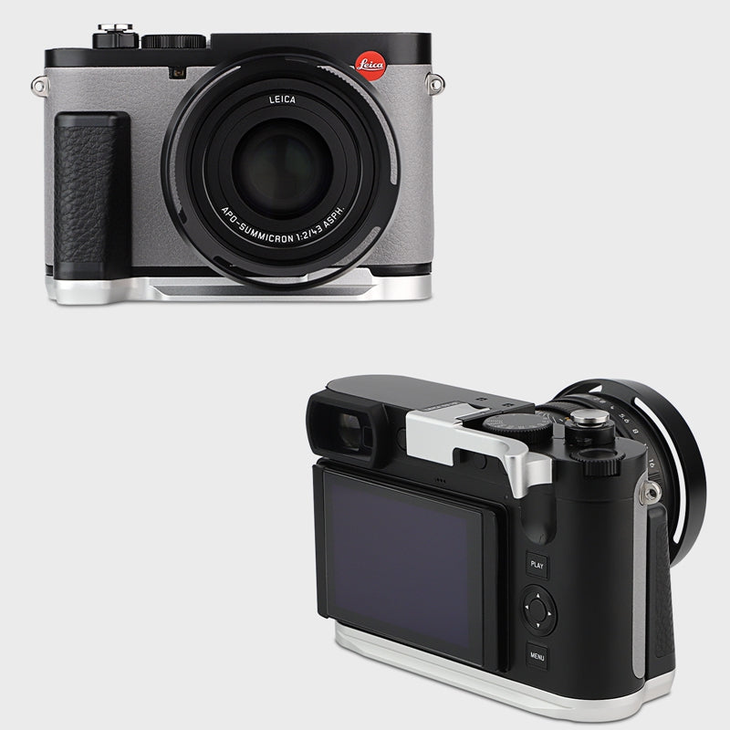 Haoge HG-Q3W Camera Bracket Holder Hand Grip Designed for Leica Q3 Q3 43 Camera Body Silver