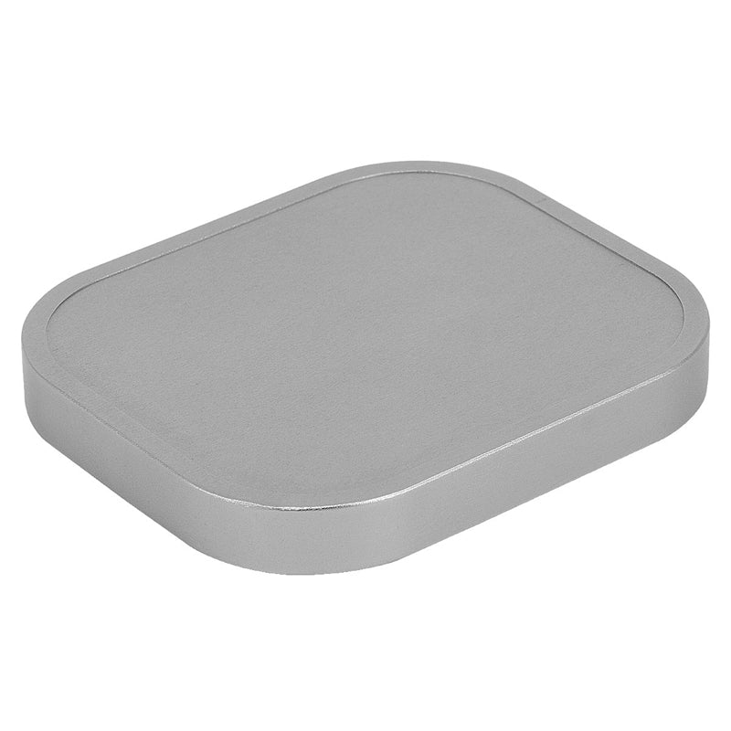 Haoge Cap-HG-W Square Metal Cover Cap for Haoge Specific Square Lens Hood Silver