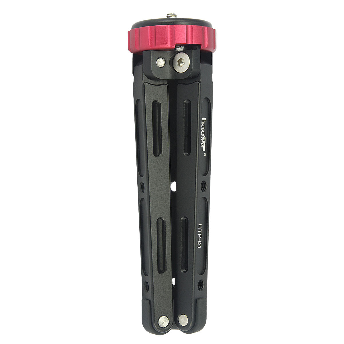 Haoge HTP-01 Table Top Tabletop Tripod Desktop Stand with 1/4 Screw Mount and Function Leg Design for DSLR Camcorder Digital Camera Low Angle Shot Macro Photography Max load 6.8kg 15lb