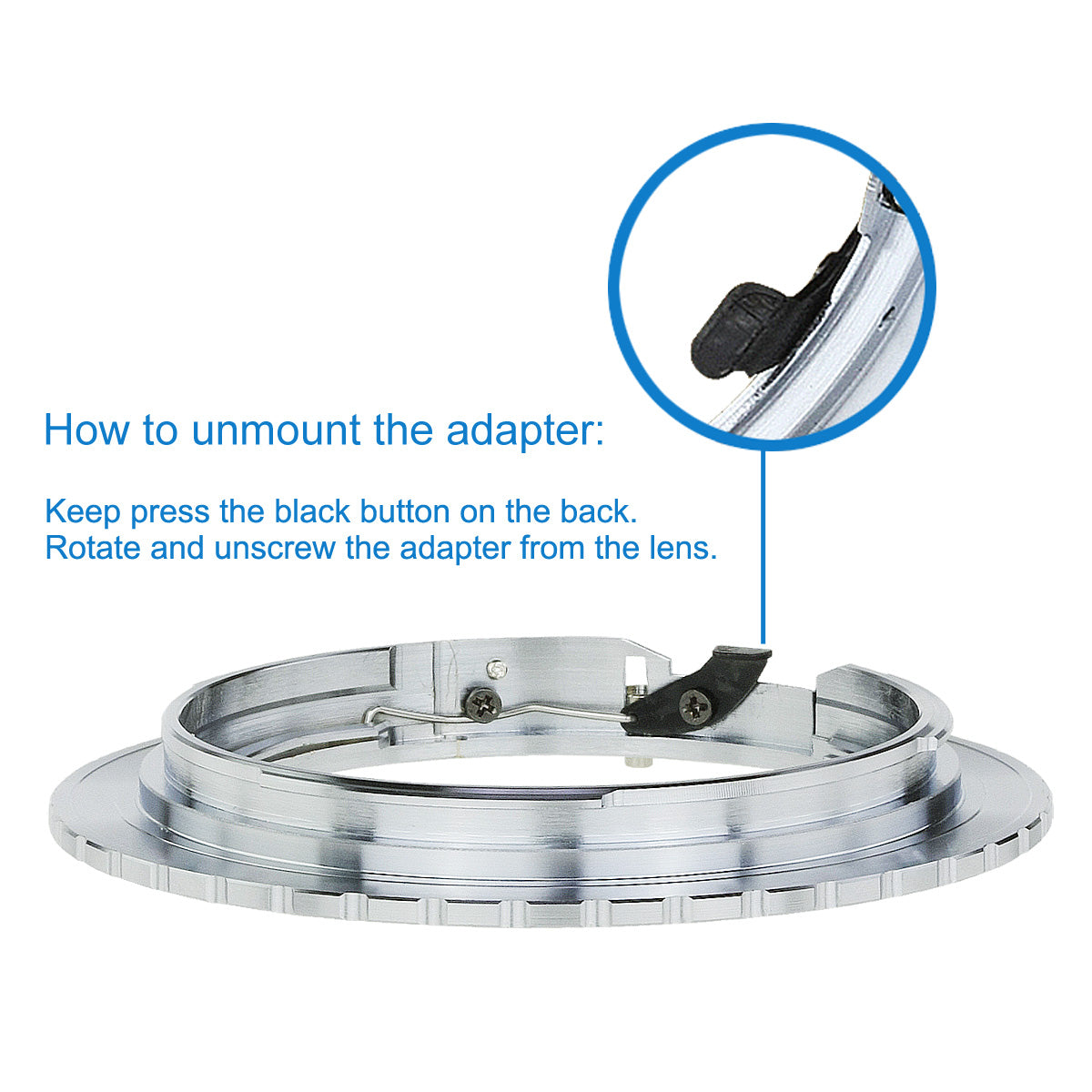 Haoge Lens Mount Adapter for Nikon Nikkor F Mount AI AI-S Lens to Canon EOS EF EF-S Mount Camera