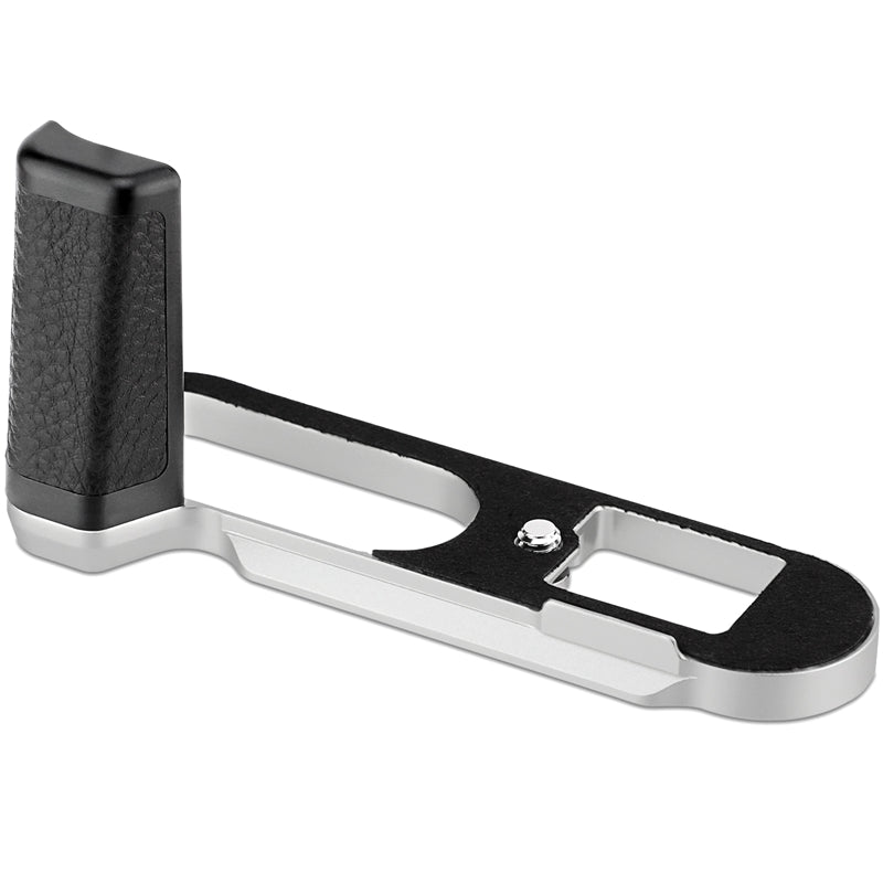 Haoge HG-Q3W Camera Bracket Holder Hand Grip Designed for Leica Q3 Q3 43 Camera Body Silver