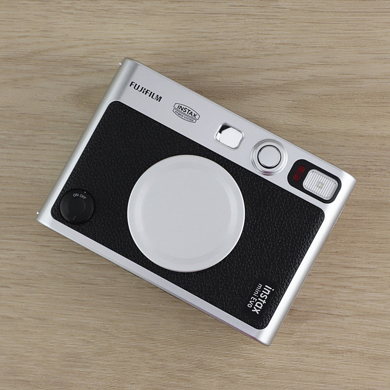 Haoge Metal Lens Cover for Fujifilm Instax Mini Evo Film Photo Camera Accessories Lens Cap,Silver