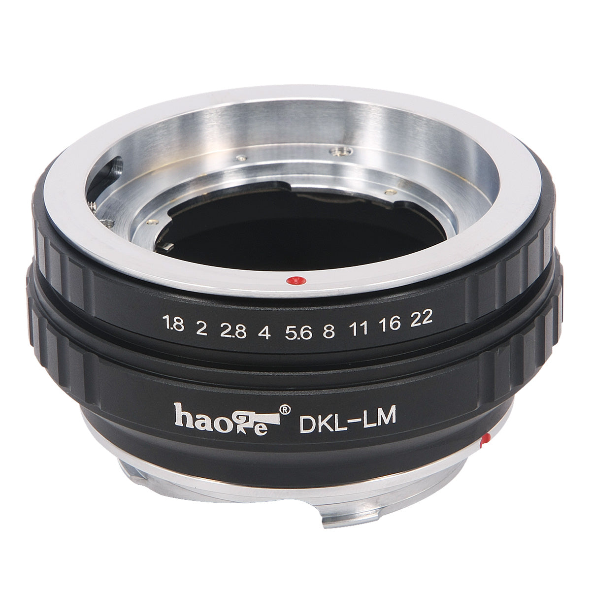 Haoge Lens Mount Adapter for Voigtlander Retina DKL Lens to Leica M-mount Camera such as M240, M240P, M262, M3, M2, M1, M4, M5, CL, M6, MP, M7, M8, M9, M9-P, M Monochrom, M-E, M, M-P, M10, M-A