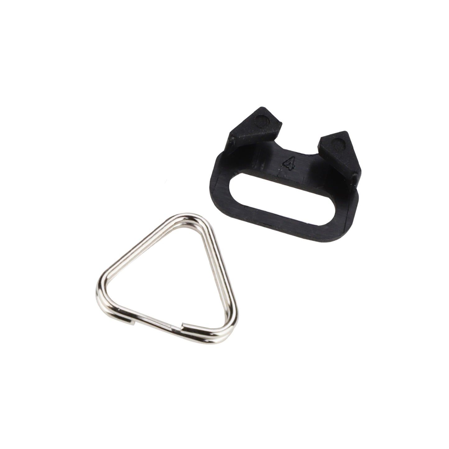 Haoge Camera Strap Hook Triangle Split Ring Compatible with Sony Fuji DSLR Mirrorless Camera W/Round Eyelet (2 Pair)